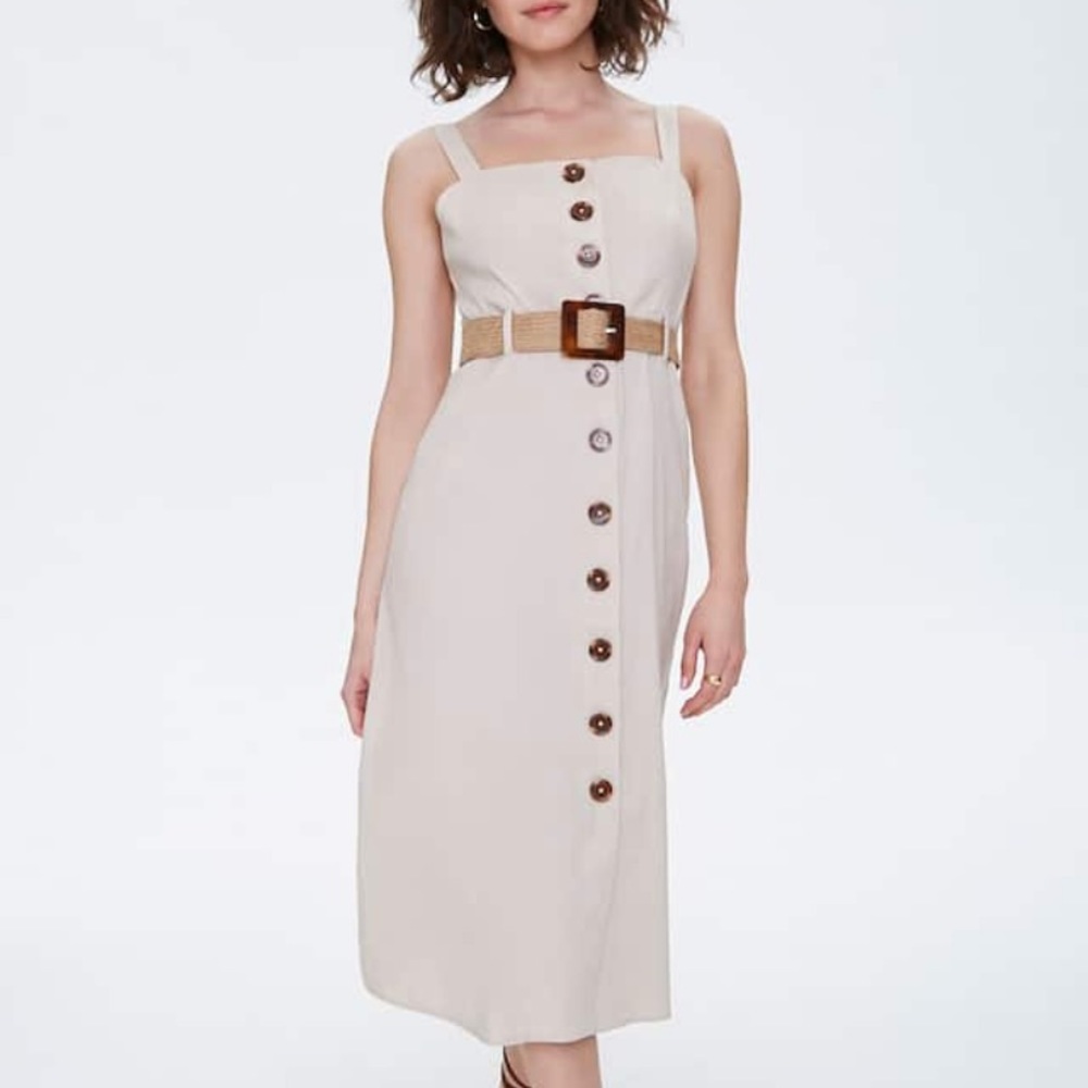 Marigold/Yellow Linen Sundress